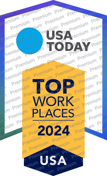 Top Workplaces USA Today Award Badge